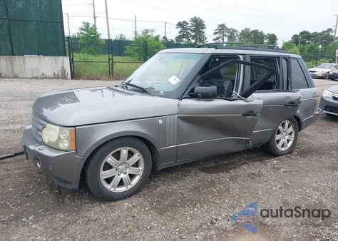 2007 Land Rover Range Rover Hse из США, поврежденный, VIN SALME15447A250911